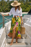 Pareo Bananas Beige Tropical Cruise Largo